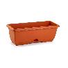 JARDINERA TERRACOTA 40X20X17,5 CM 11903 CON BANDEJA