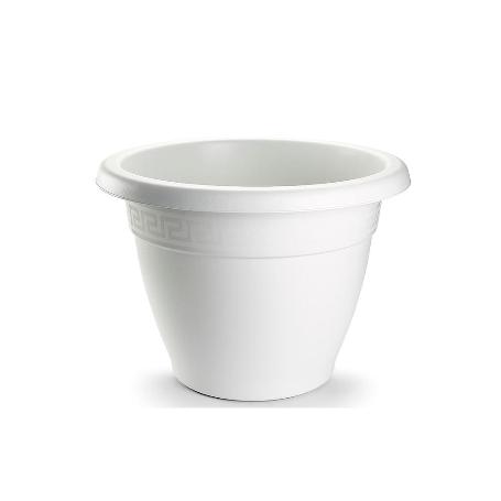 MACETA REDONDA 42X42X33,5CM BLANCA 1127201