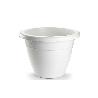 MACETA REDONDA 42X42X33,5CM BLANCA 1127201