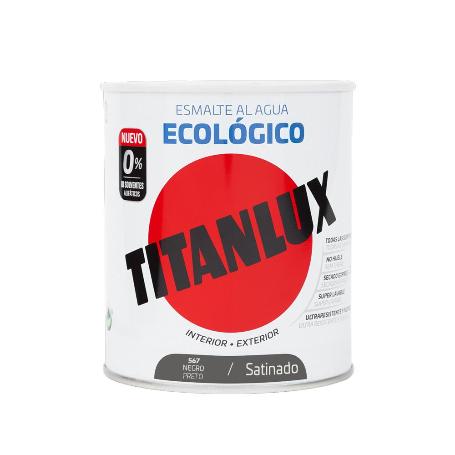 ESMALTE ECO SATINADO NEGRO 750ML