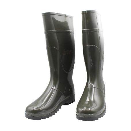 BOTAS GOMA OLIVA VERDES ALTA 38
