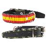 COLLAR CUERO BANDERA ESPAÑA 55 CM