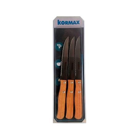CUCHILLOS 11 CM FILO LISO HPL ROBLE