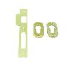 CERRADURA 4200 40 MM LATONADO PALANCA DESLIZANTE PICAPORTE REVERSIBLE