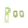 CERRADURA 4210 40 MM LATONADO PALANCA DESLIZANTE Y PICAPORTE REVERSIBLE