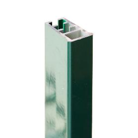 PERFIL ALUMINIO U 2 M VERDE MARCO PANEL PRIVAT