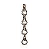 CADENA ALUMINIO ANODIZADO BRONCE 100MT