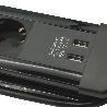 BASE MULTIPLE 3T CON USBX2 DC 3680W NEGRO