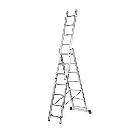 ESCALERA ALUMINIO INDUSTRIAL TRIPLE 9 P.
