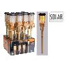 ANTORCHA LUZ SOLAR BAMBU 54 CM