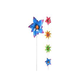 PINCHO FLOR 5 PETALOS METAL 90 CM