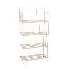 ESTANTERIA PLEGABLE 58X45X118,5 CM BLANCA