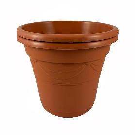 MACETA MARRON 17 CM