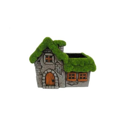 MACETERO CASA MUSGO 19X12X15 CM 54116