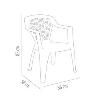 SILLON RESINA CRETA BLANCO