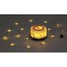 LINTERNA LED + GUIRNALDA 9,8X9,8X4,8 CM