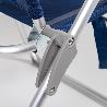 SILLA PLEGABLE ALUMINIO SLIM 6 POSICIONES 47X60X94 CM