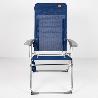 SILLA PLEGABLE ALUMINIO SLIM 6 POS 47X66X107 CM