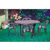 MESA OVAL 130X90 WENGUE 4020W