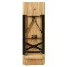 MESA + 2 BANCOS PLEGABLES MADERA