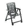 SILLON PLEGABLE RESINA REXI ANTRACITA
