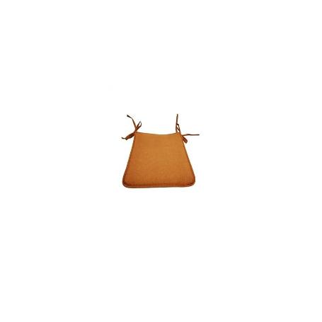COJIN CUADRADO 38X38X4,5 CM CAQUI DESENFUNDABLE