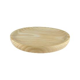 PLATO PULPO MADERA 22 CM