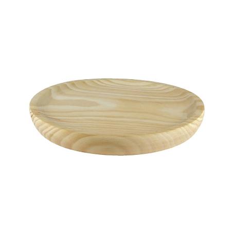 PLATO PULPO MADERA 22 CM