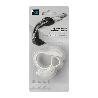 CLIP PARA CABLE TRIPLE BLANCO