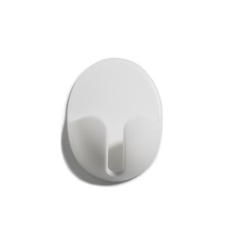 SOPORTE ADHESIVO PARA ENCHUFE BLANCO