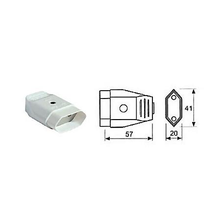 BASE BIPOLAR 10A-250V MOVIL R.
