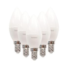 LAMPARAS LED G37 5W E14 LUZ FRIA VELA ECORAEE 0,11 INCL.