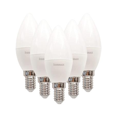 LAMPARAS LED G37 5W E14 LUZ FRIA VELA ECORAEE 0,11 INCL.