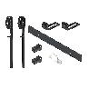 PUERTA GRANERO NYLON 1.8 M 30X5 NEGRO
