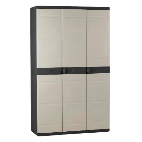 ARMARIO 105X44X176 CM TITANIUM NEGRO 9201NEG