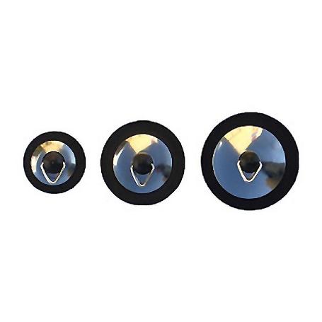 TAPON GOMA CON EMBELLECEDOR INOX 36