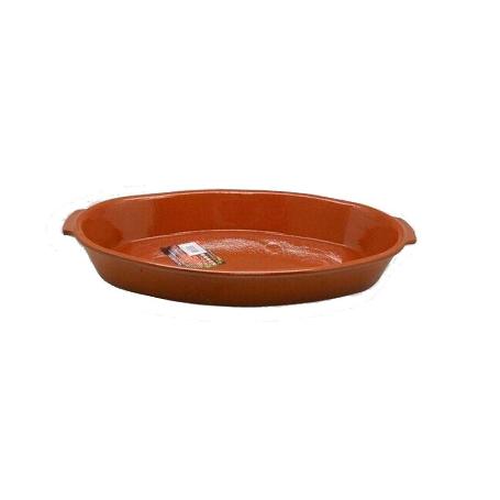 FUENTE OVAL BARRO ASAS 37X23 CM