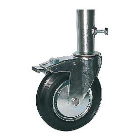 RUEDA ANDAMIO GOMA 35500 CON FRENO