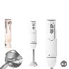 BATIDORA PIE INOXIDABLE BLANCA 500W