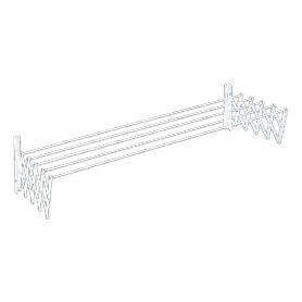 TENDEDERO  EXTENSIBLE 140CM BLANCO PLASTIFICADO