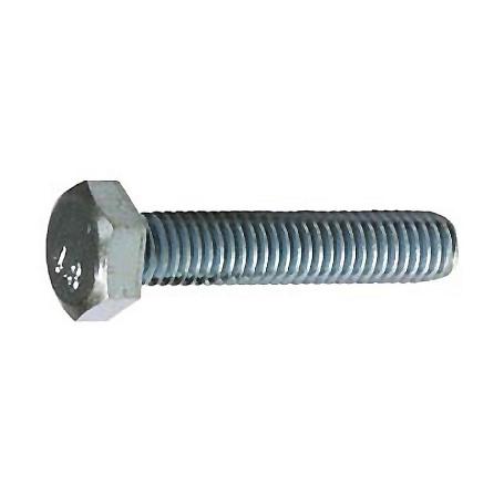 TORNILLO HEXAGONAL 12X60 6.8 DIN 933 PRESION ZINC SIN TUERCA