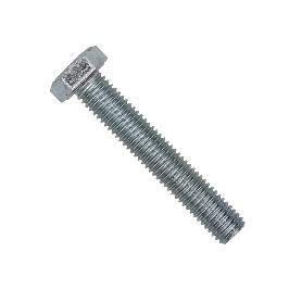 TORNILLO HEXAGONAL 12X70 DIN-933 8.8 ZINC. ACERO BLANCO