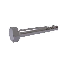 TORNILLO HEXAGONAL 12X100 DIN 931 8.8 ACERO BLANCO