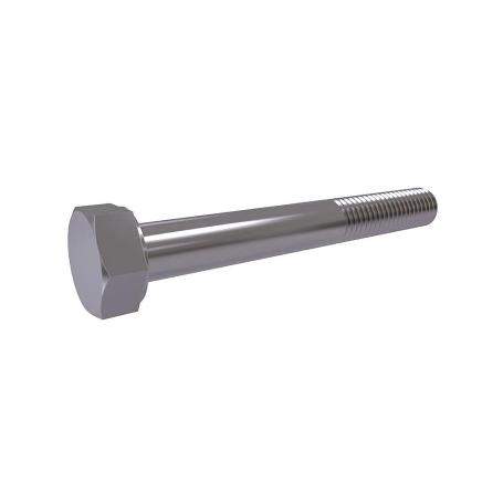 TORNILLO HEXAGONAL 12X100 DIN 931 8.8 ACERO BLANCO
