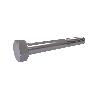 TORNILLO HEXAGONAL 12X100 DIN 931 8.8 ACERO BLANCO