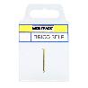 PUNTA ACERO CÓNICA LATONADA 1,50X25 MM. 60 UNIDADES
