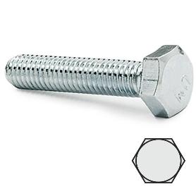 TORNILLO CABEZA HEXAGONAL DIN 933  ZI METRICA M-6 LARGO 20MM (CIENTOS 500)
