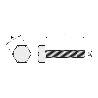TORNILLO CABEZA HEXAGONAL DIN 933  ZI METRICA M-8 LARGO 35MM