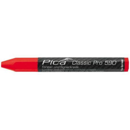 PICA-590/40-CAJA-BLISTER 12 CRAYONS CLASSIC PRO ROJO