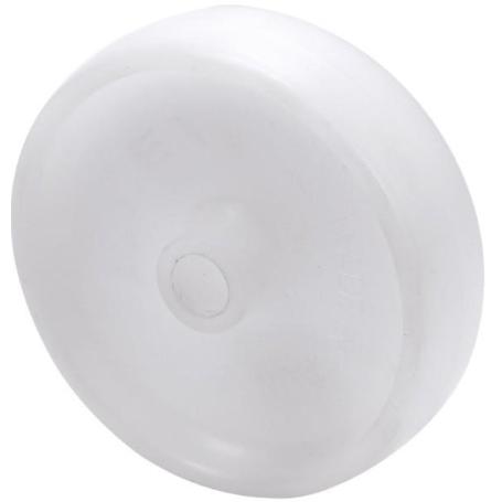 RUEDA BP62-10-27 PLASTICO BLANCO EJE LISO